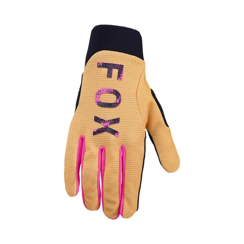 Fox Ranger Kairos Youth MTB Gloves Tangerine