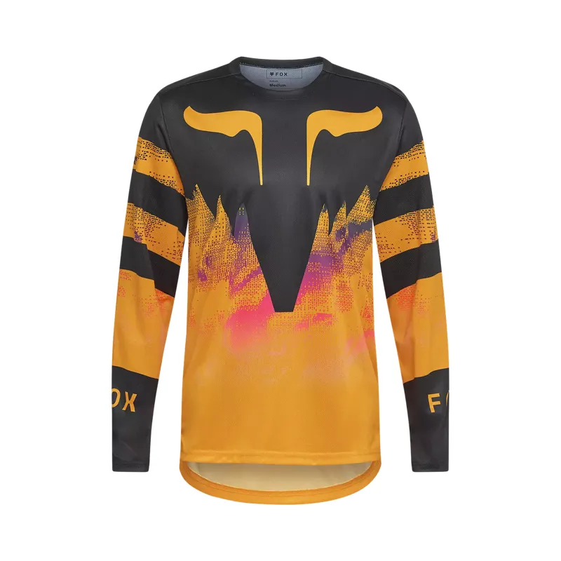 Fox Ranger Kairos Longsleeve MTB Jersey Tangerine
