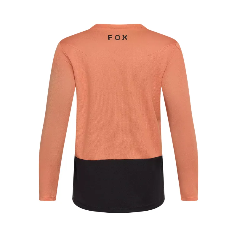 Fox Ranger Fox Head Long Sleeve Jersey Coral-1