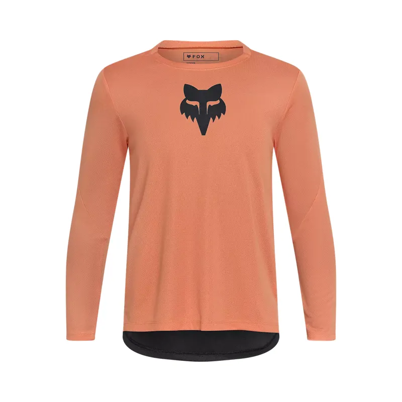 Fox Ranger Fox Head Long Sleeve Jersey Coral