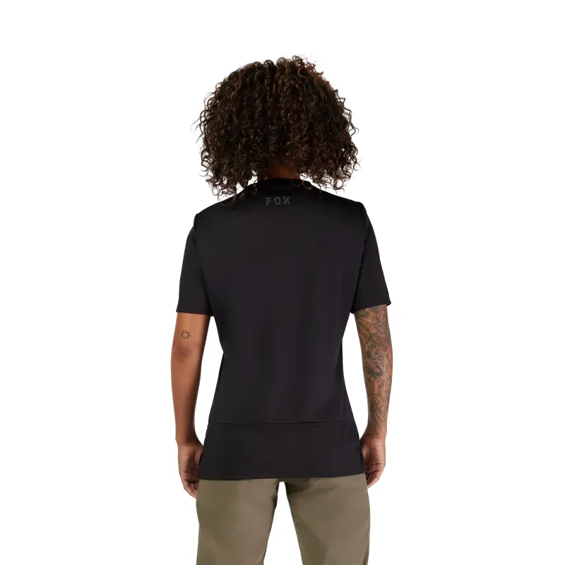 Fox Ranger Fox Head Short Sleeve MTB Jersey Black-3