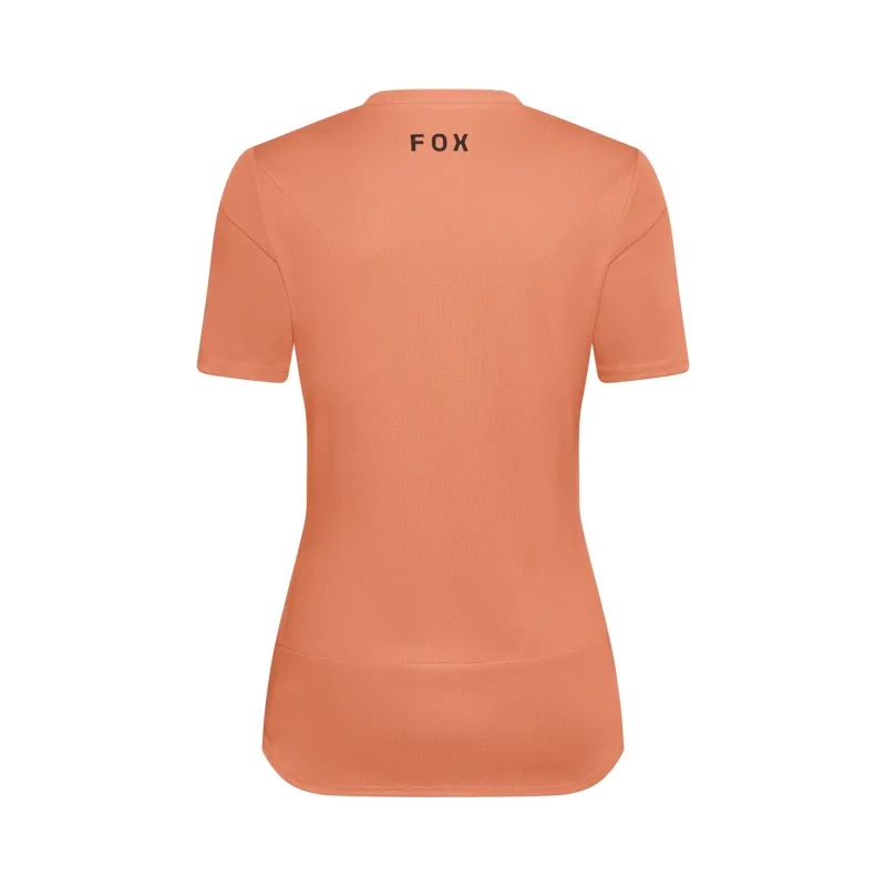 Fox Ranger Fox Head MTB Short Sleeve Jersey Women Coral-1