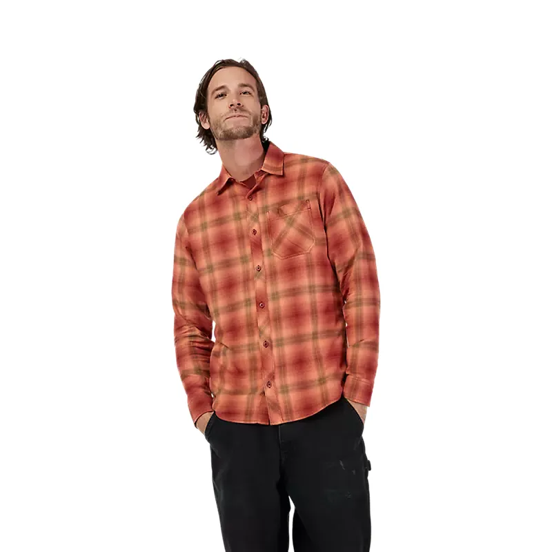 Fox Survival Flannel Shirt Rust-3