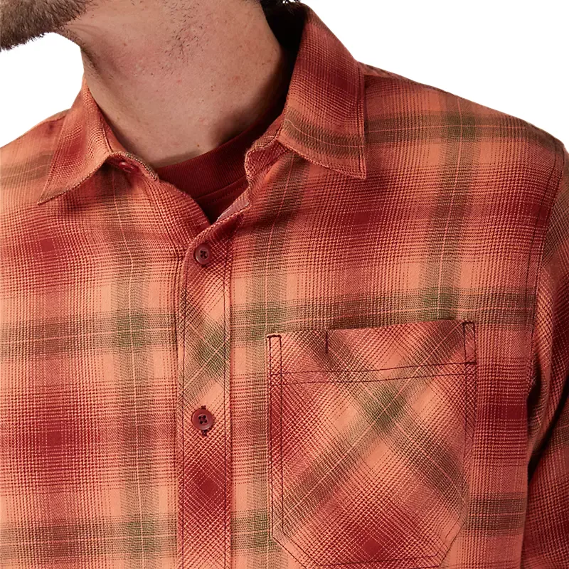 Fox Survival Flannel Shirt Rust-4
