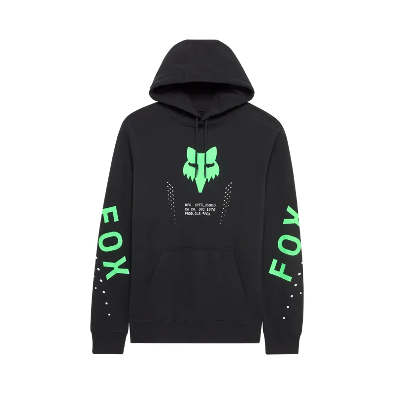 Fox Shield Pullover Hoodie Black -3