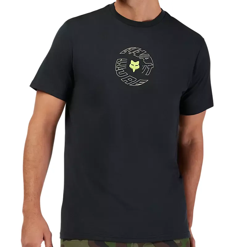 Fox Spiral Premium Short Sleeve Tee Black-2