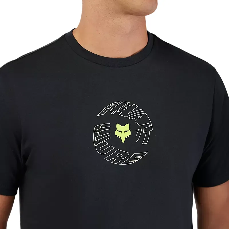 Fox Spiral Premium Short Sleeve Tee Black-4