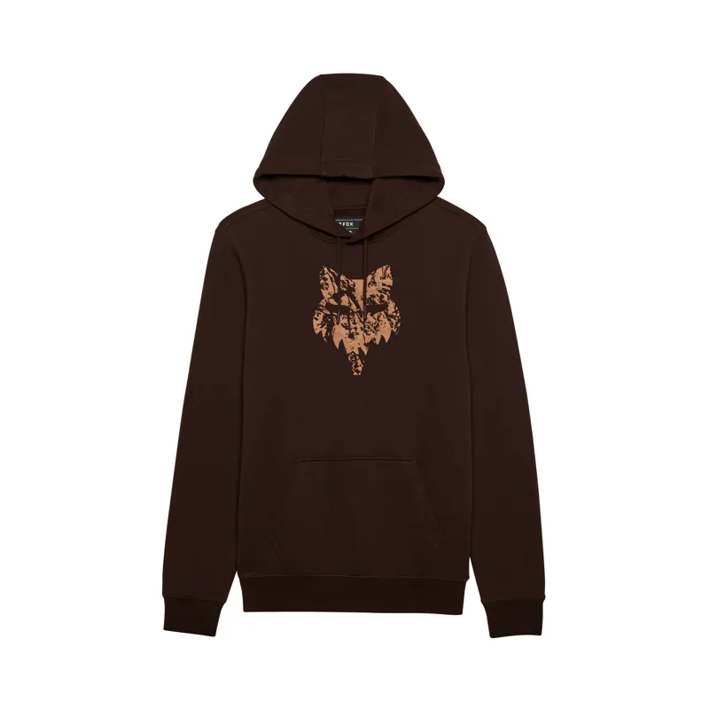 Fox The World Pullover Fleece Hoodie Cocoa