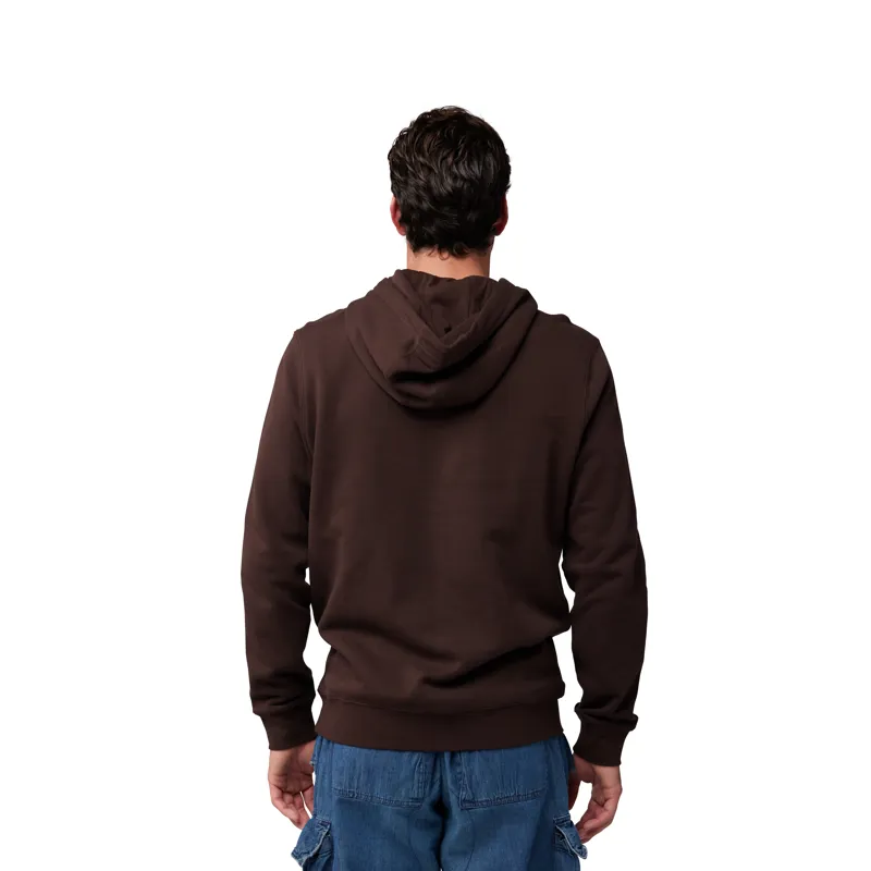 Fox The World Pullover Fleece Hoodie Cocoa-3