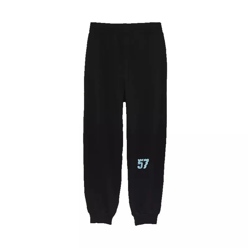 Fox TS57 Oversized Womens Fleece Pant Black-1