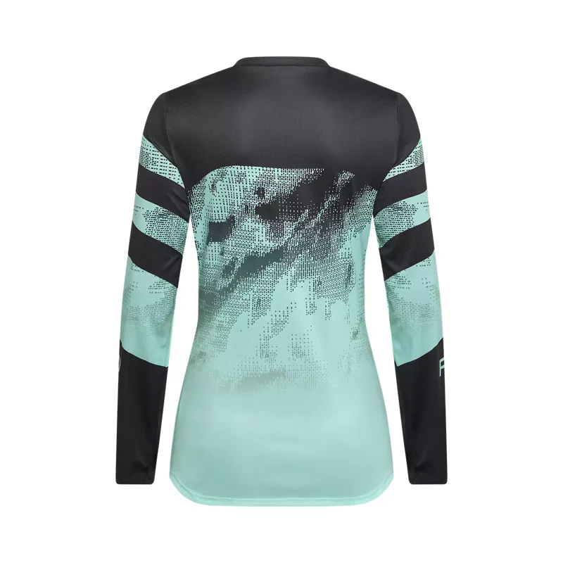 Fox Ranger Kairos Long Sleeve Jersey Women Turquoise-1