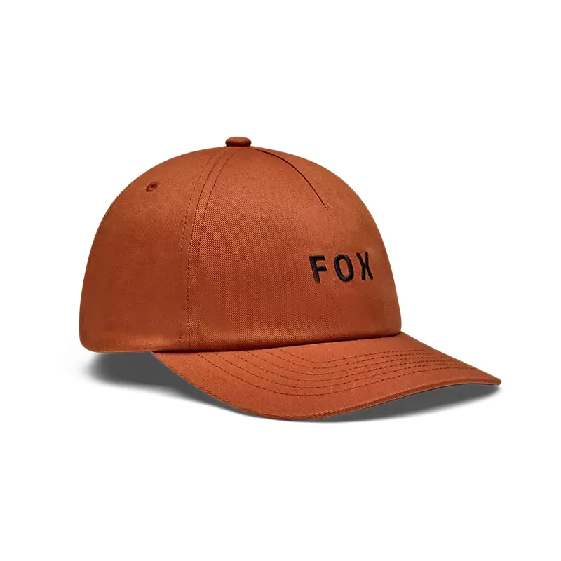 Fox Wordmark Adjustable Hat One Size Cognac