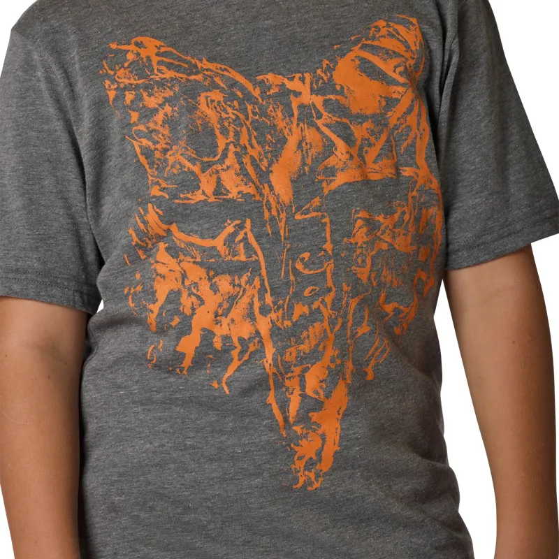 Fox Youth Image Print HD Tee Grey-4