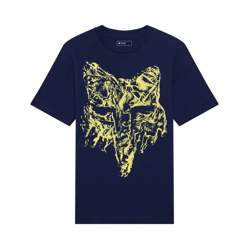 Fox Youth Image Print HD Tee Navy