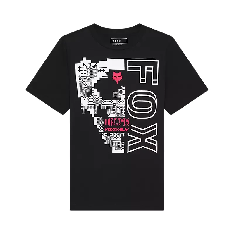 Fox Image Skull Youth Short Sleeve Tee Midnight-3