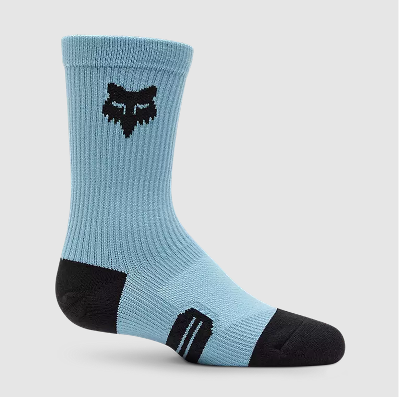 Fox Ranger Youth Crew Socks Vintage Wash Blue