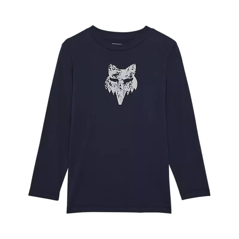 Fox The World Youth Long Sleeve Tee Midnight Blue