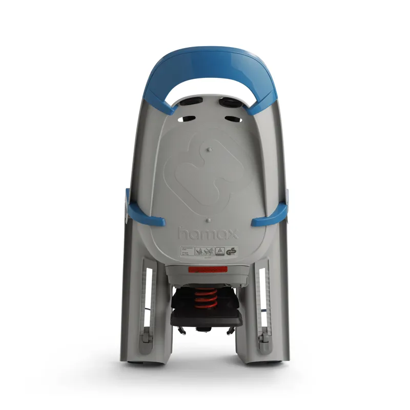 Hamax Amaze Child Bike Seat With Carrier Adapter Light Grey/Petrol Blue/Light Grey -1