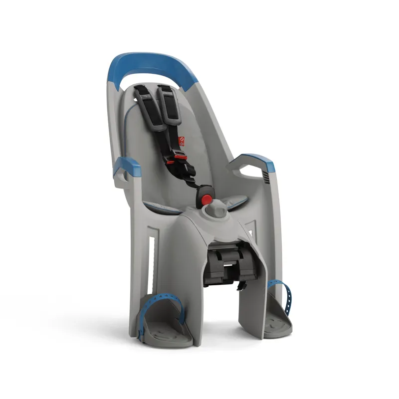 Hamax Amaze Child Bike Seat With Carrier Adapter Light Grey/Petrol Blue/Light Grey -3