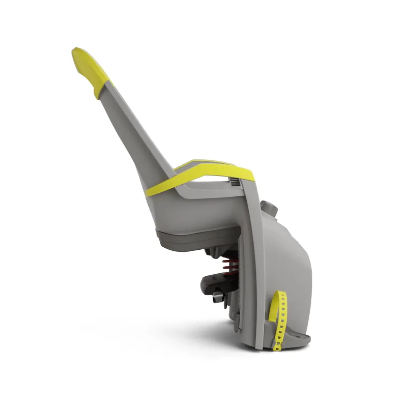 Hamax Amaze Child Bike Seat With Carrier Adapter Light Grey/Light Grey Lime 