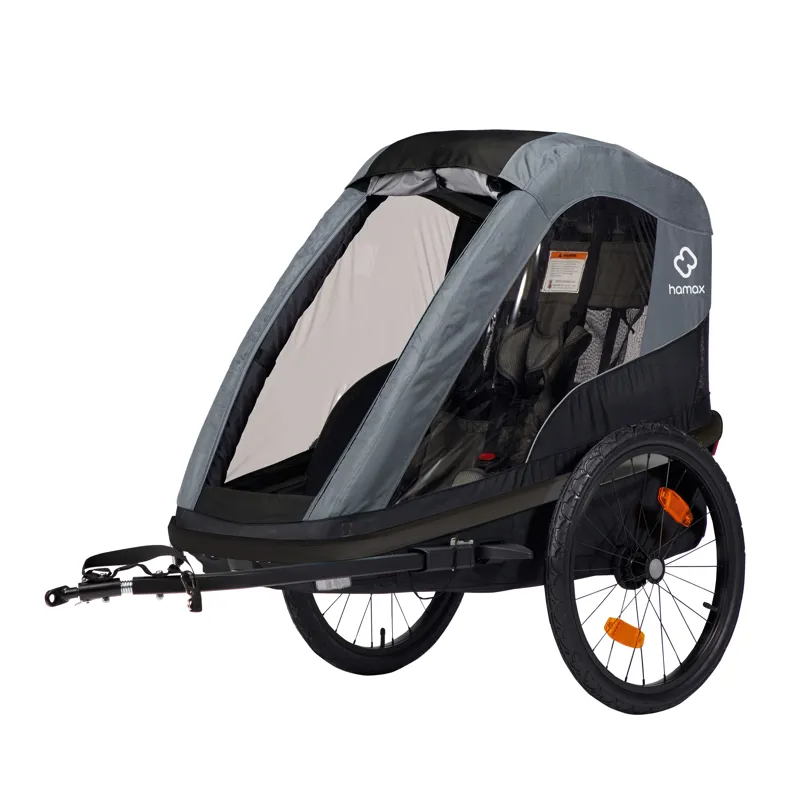 Hamax Avenida One Child Bike Trailer Blue single-1