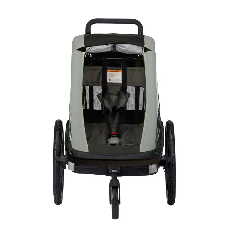 Hamax Avenida One Child Bike Trailer Olive Green single-1