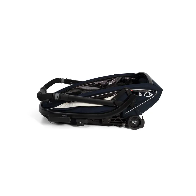 Hamax Breeze Twin Child Bike Trailer Navy/ Cream-5