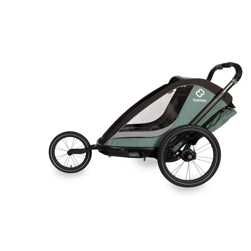 Hamax Cocoon Child Bike Trailer Green/ Black -1