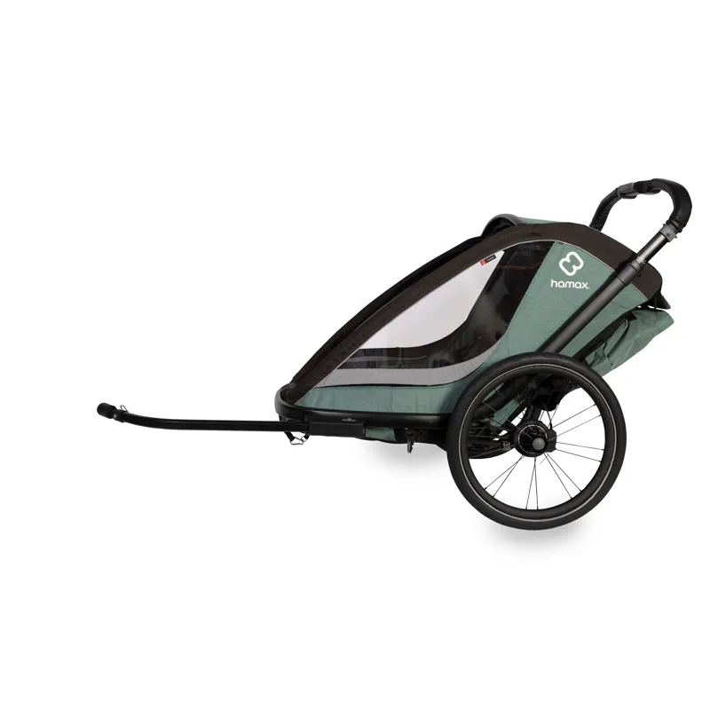 Hamax Cocoon Child Bike Trailer Green/ Black 