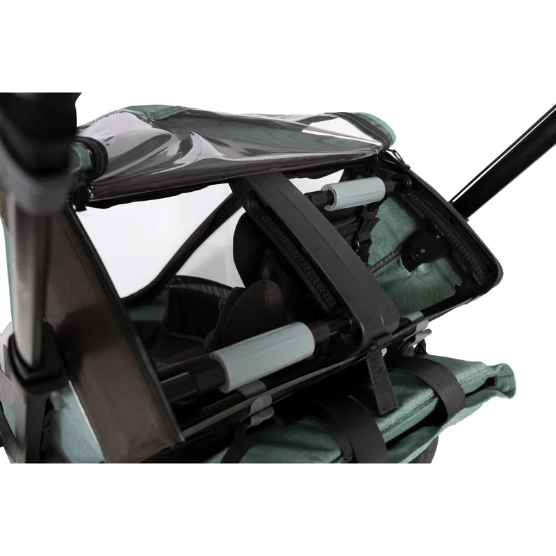 Hamax Cocoon Twin Child Bike Trailer Green/ Black -8