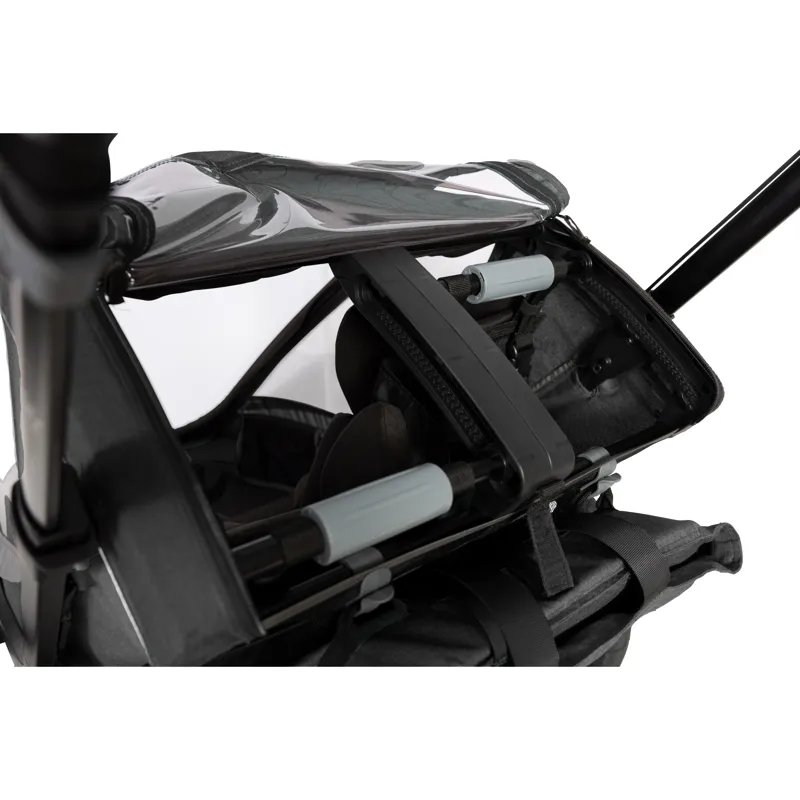 Hamax Cocoon Twin Child Bike Trailer Grey/ Black -8