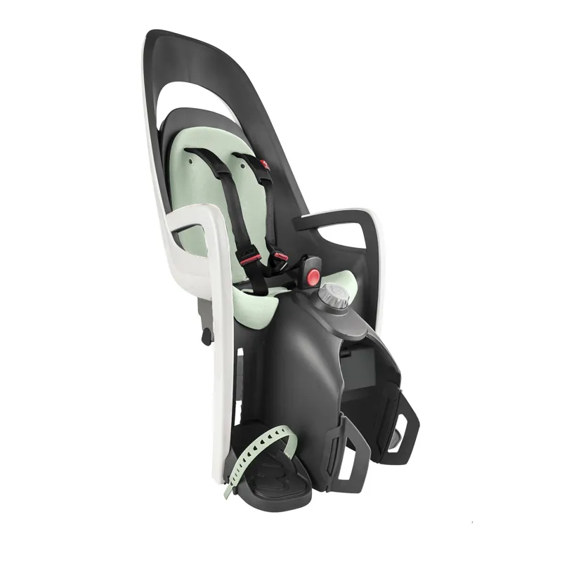 Hamax Caress Child Bike Seat Pannier Rack White/ Mint 