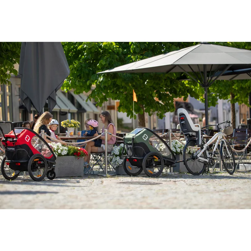 Hamax Outback One Child Bike single Trailer Green/Black-5