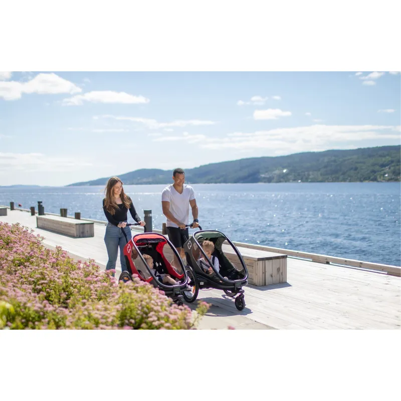 Hamax Outback One Child Bike single Trailer Green/Black-6