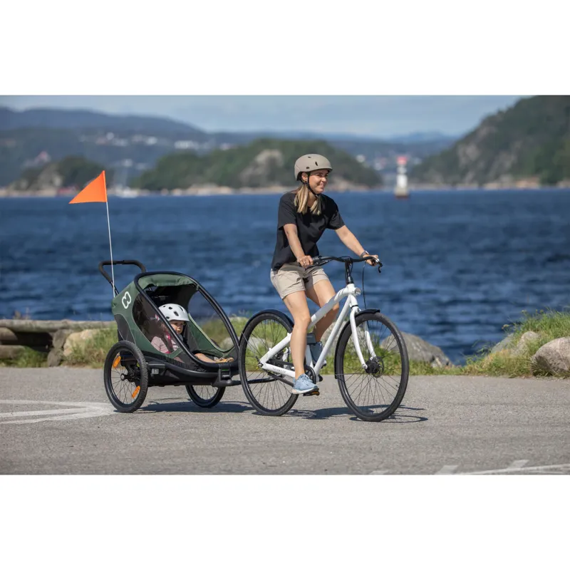 Hamax Outback One Child Bike single Trailer Green/Black-3