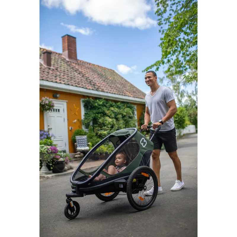 Hamax Outback One Child Bike single Trailer Green/Black-4