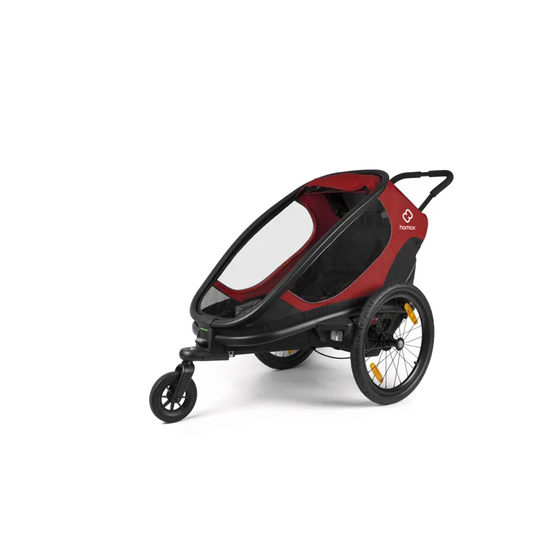 Hamax Outback One Child Bike Trailer single Red Black