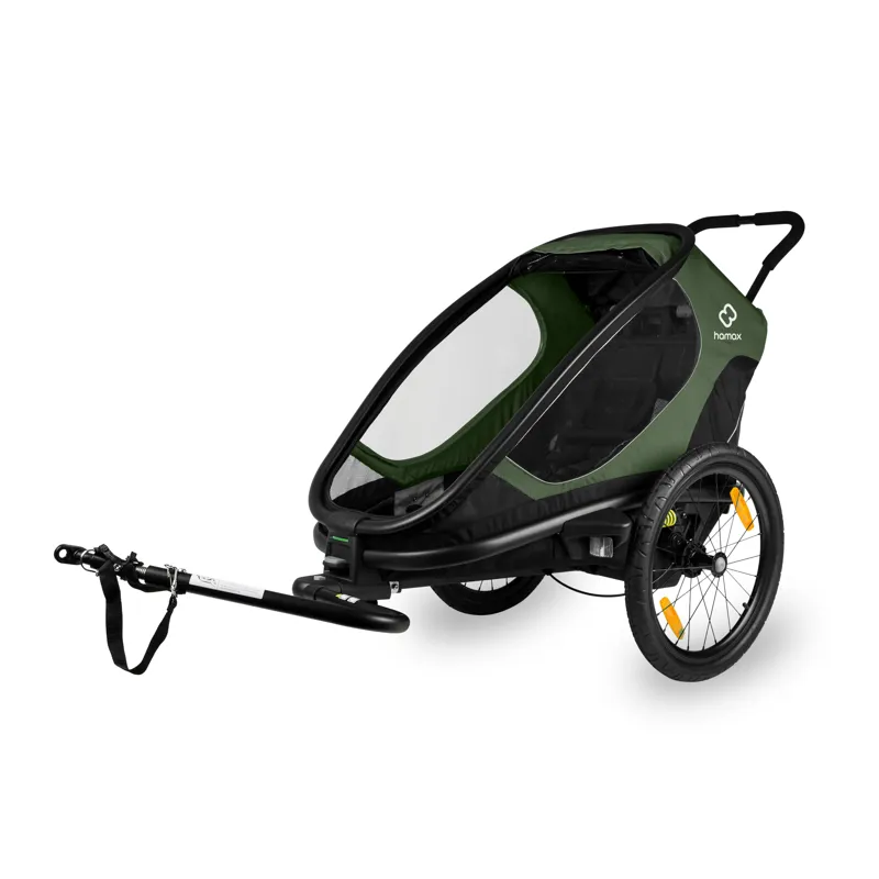 Hamax Outback One Child Bike single Trailer Green/Black