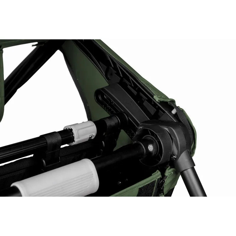 Hamax Outback Child Bike TwinTrailer Green Black-3