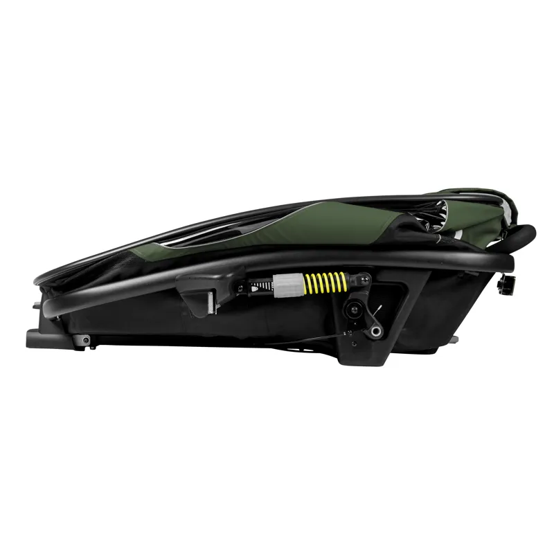 Hamax Outback Child Bike TwinTrailer Green Black-4