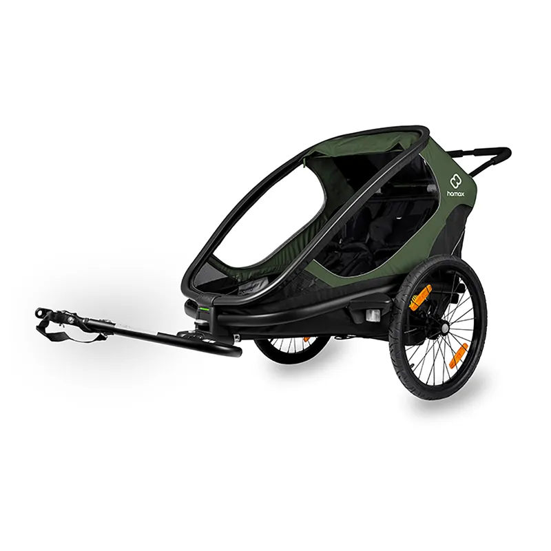 Hamax Outback Child Bike TwinTrailer Green Black