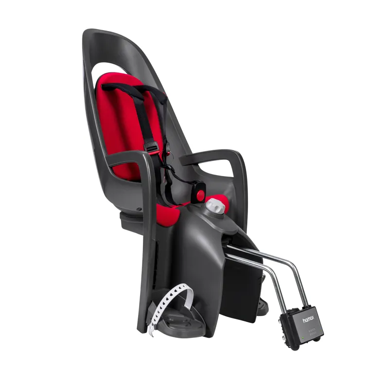 Hamax Caress Child Seat With Lockable Bracket Grey Red