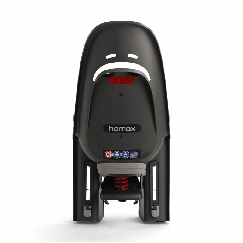 Hamax Zenith Relax Child Bike Seat With Carrier Adapter 2024: Grey/ Red GREY/RED size-2