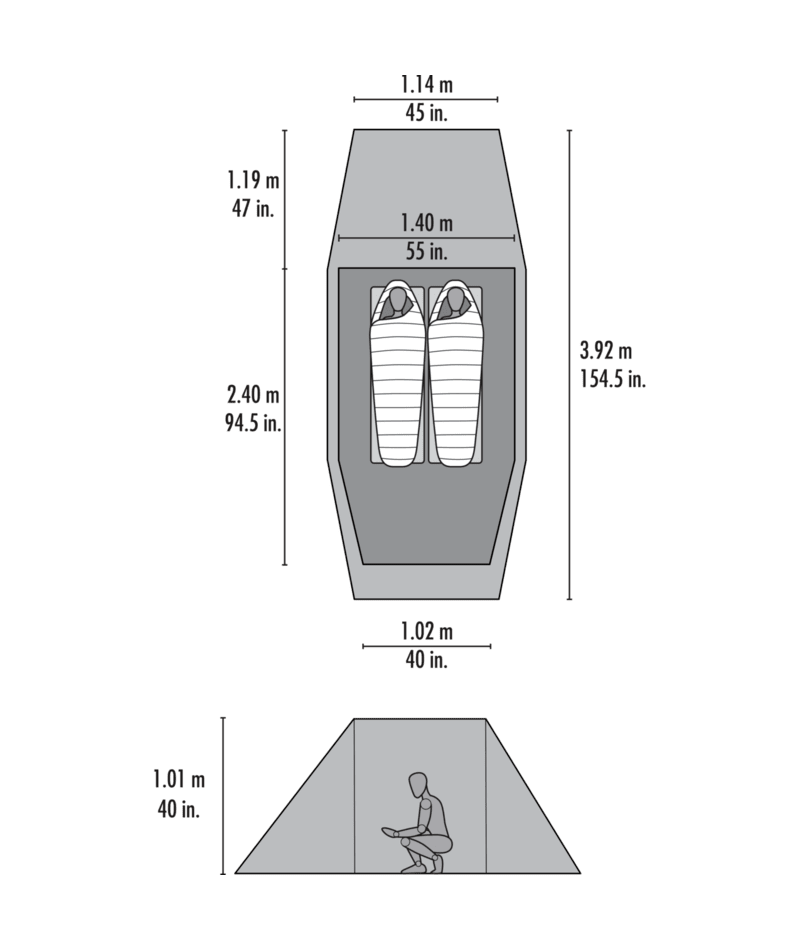 MSR Tindheim 2 Tent Olive Green-1