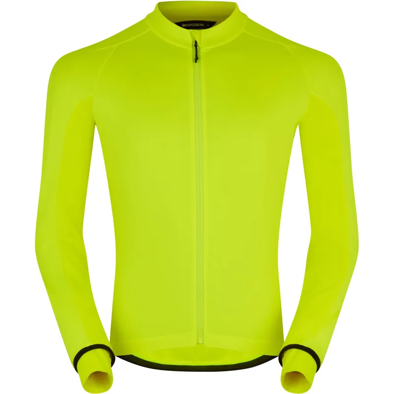 Madison DTE Isoler Thermal Long Sleeve Jacket Hi-Viz Yellow-1