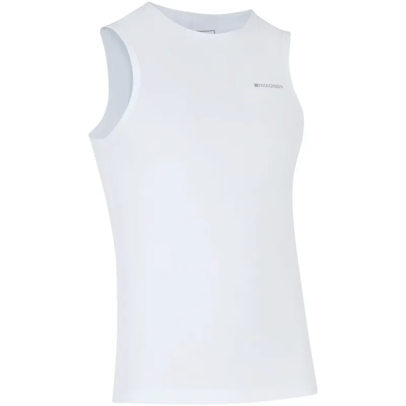Madison Flux Isoler Mesh Sleeveless Base-layer White-1