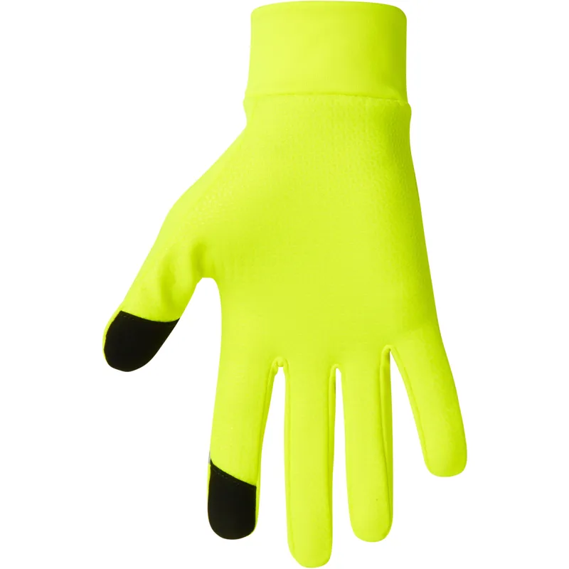 Madison Freewheel Isoler Thermal Pocket Gloves Hi Viz Yellow-1