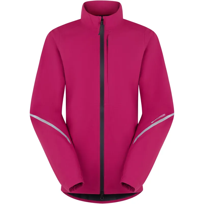 Madison Freewheel Womens Waterproof Jacket Magenta Pink