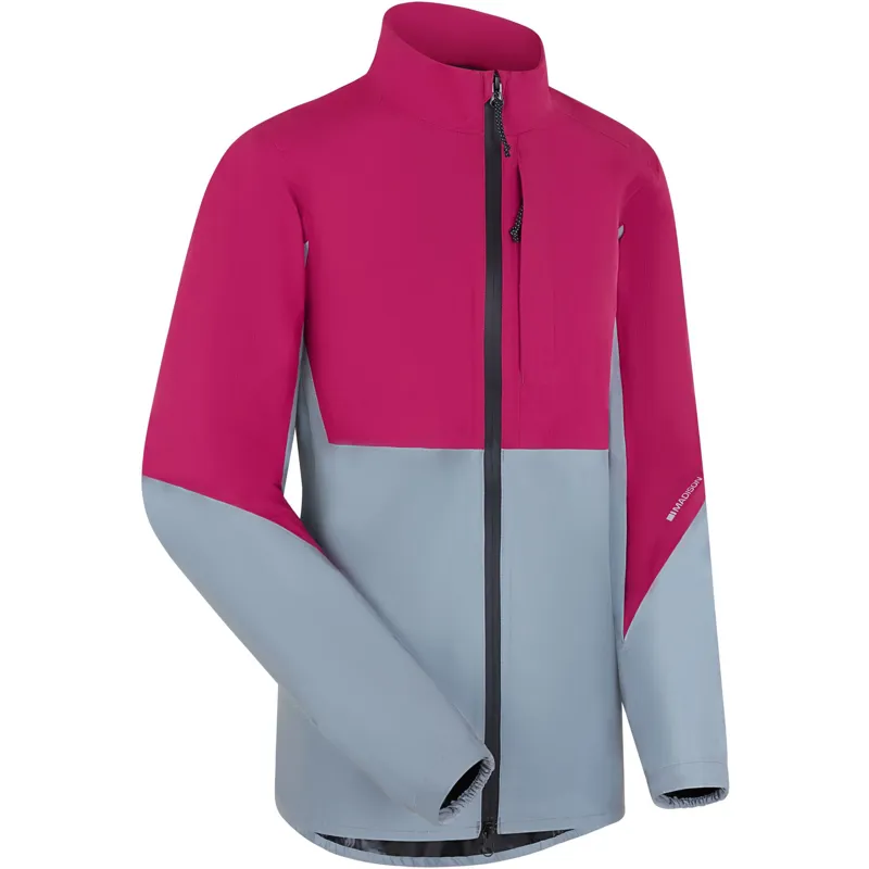 Madison Stellar Women's Ultra Reflective Waterproof Road Jacket Magenta Pink/Silver-1