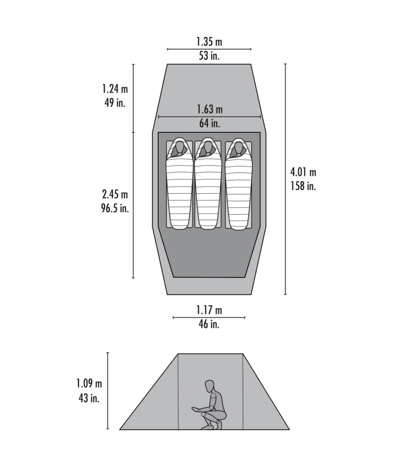 MSR Tindheim 3 Tent Olive Green-1